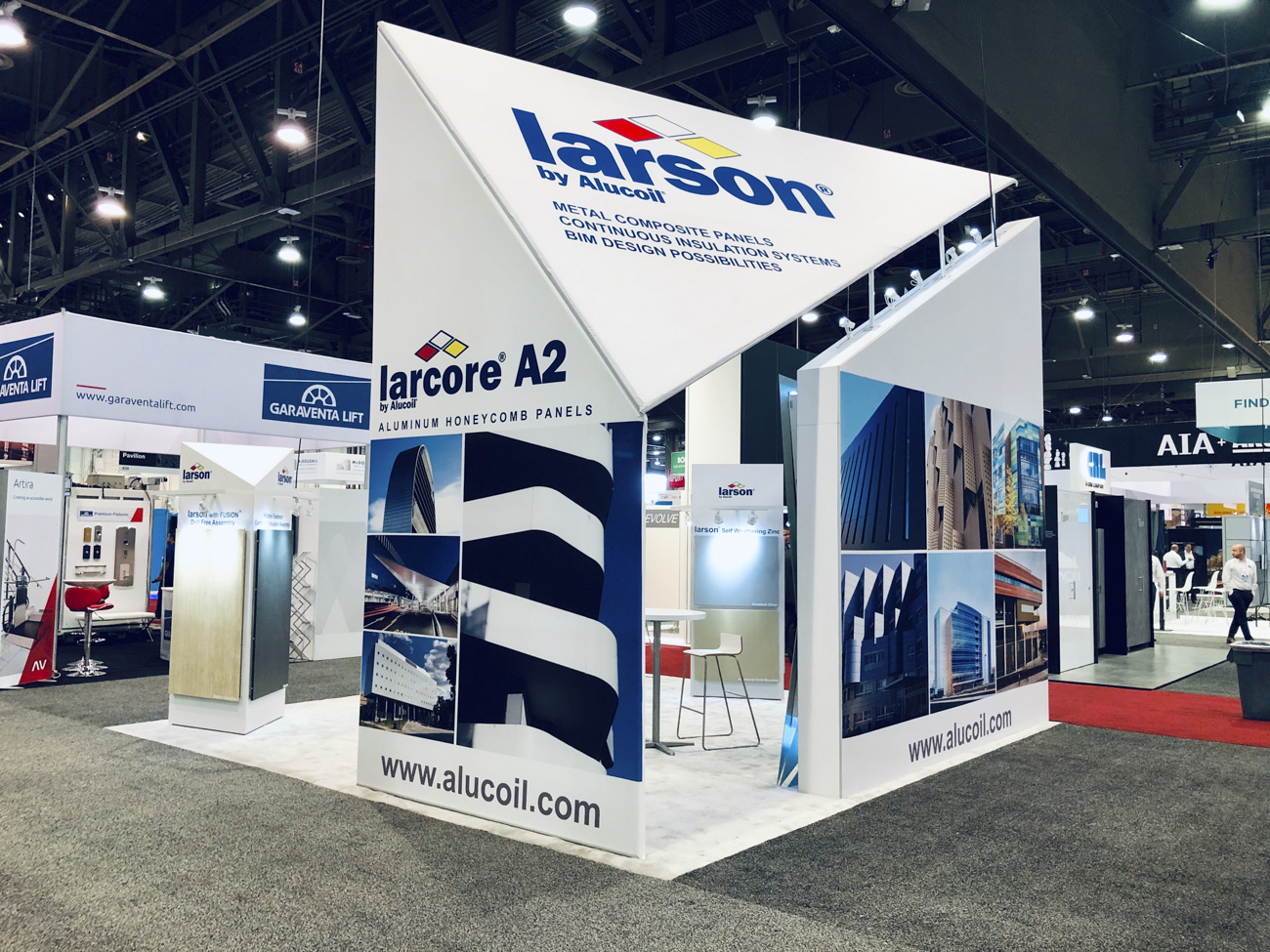 Larson exhibition booth design