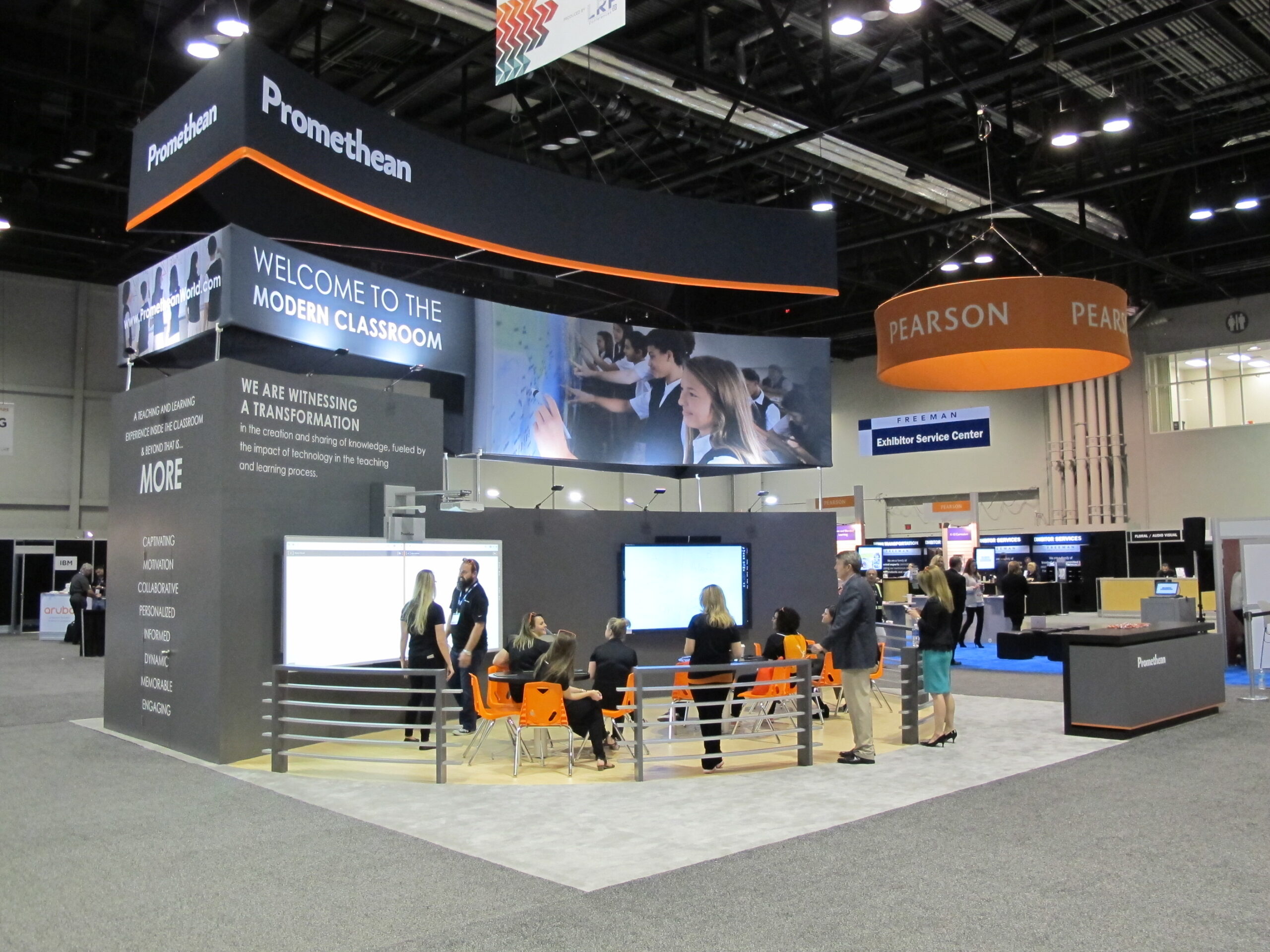 Promethean Trade Show trade booth